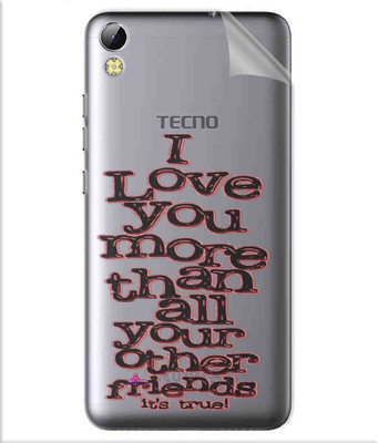 Snooky Tecno i3 pro Mobile Skin(Transparent)
