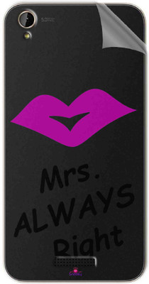 Snooky Lava X1 Mini Mobile Skin(Transparent)