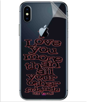 Snooky tpuApple iPhone X Mobile Skin(Transparent)