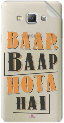 Snooky Samsung Galaxy E7 Mobile Skin(Transparent)