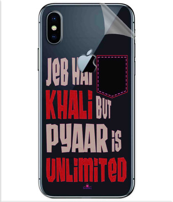 Snooky tpuApple iPhone X Mobile Skin(Transparent)