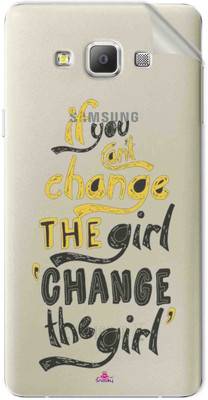 Snooky Samsung Galaxy A7 Mobile Skin(Transparent)