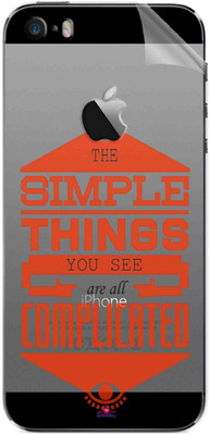 Snooky Apple iPhone 5s Mobile Skin(Transparent)
