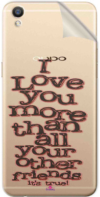 Snooky Oppo R9 Mobile Skin(Transparent)