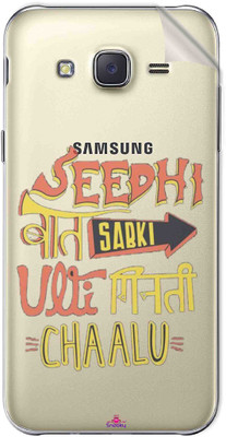 Snooky Samsung Galaxy J5 Mobile Skin(Transparent)