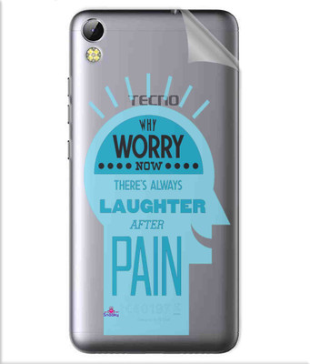 Snooky Tecno i3 pro Mobile Skin(Transparent)