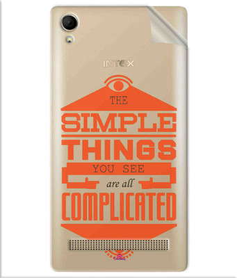 Snooky Intex Aqua Power Plus Mobile Skin(Transparent)