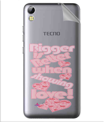Snooky Tecno i3 pro Mobile Skin(Transparent)