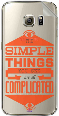 Snooky Samsung Galaxy S6 Edge Mobile Skin(Transparent)