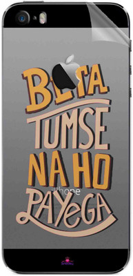 Snooky Apple iPhone 5s Mobile Skin(Transparent)