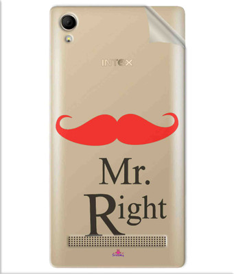 Snooky Intex Aqua Power Plus Mobile Skin(Transparent)