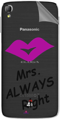 Snooky Panasonic Eluga Switch Mobile Skin(Transparent)