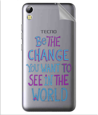 Snooky Tecno i3 pro Mobile Skin(Transparent)