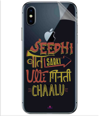 Snooky tpuApple iPhone X Mobile Skin(Transparent)
