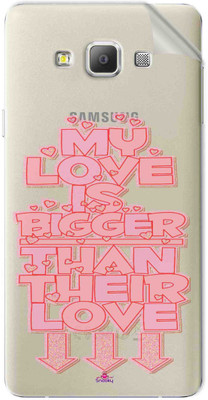 Snooky Samsung Galaxy A7 Mobile Skin(Transparent)