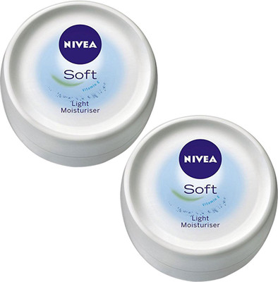 

Nivea Soft Light Moisturiser Pack of 2(100 ml)