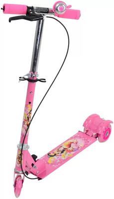 

Grab Offers New Princess Beautiful Foldable Scooter With Ring Bell And Brakes For Kids. (Pink)(Pink)