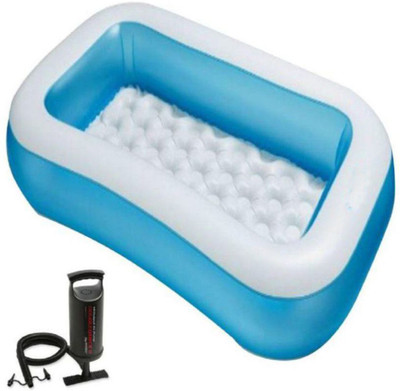 

indmart 5 FEET BATH TUB CUM RECTANGULAR POOL WITH AIR PUMP(Multicolor)