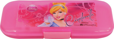 

Disney CINDERELLA CINDERELLA Art Plastic Pencil Box(Set of 1, Pink)