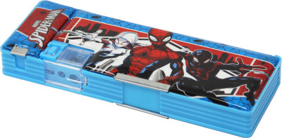 

Marvel SPIDERMAN SPIDERMAN Art Plastic Pencil Box(Set of 1, Light Blue)
