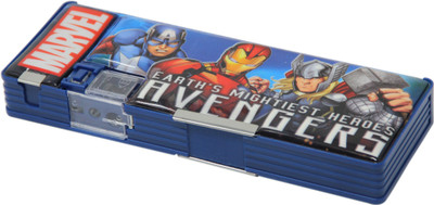 

Marvel AVENGERS AVENGERS Art Plastic Pencil Box(Set of 1, Dark Blue)