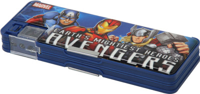 

Marvel AVENGERS AVENGERS Art Plastic Pencil Box(Set of 1, Dark Blue)
