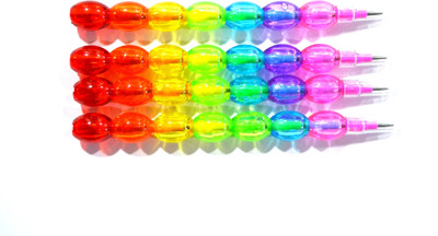 

Pin to Pen Moti Pencil Set of 4 Pencil(Multicolor)