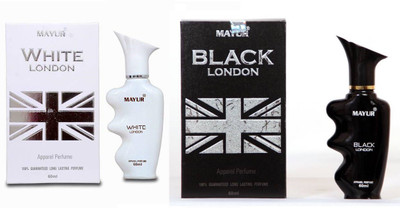 

MAYUR White & Black London Gift set(2pcs of 60ml) Eau de Parfum - 120 ml (For Men & Women) Eau de Parfum - 120 ml(For Men & Women)
