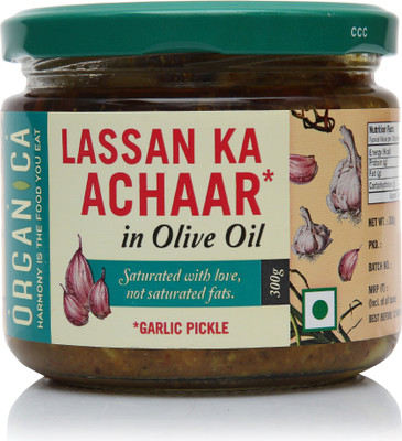 Organica Lahsaan Ka Aachar Garlic Pickle(300 g)