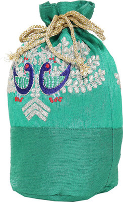

Hepburnette HC00268 Potli(Green)