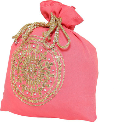 

Hepburnette HC00267 Potli(Pink)