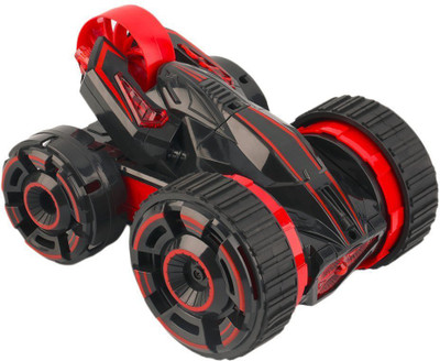 

Electrobot Five Wheels Race Stunt Car 360* Spins Doudle-Side Car Remote Control RC Vehicle with LED Headlights Extreme High Speed 360 Degree Rolling Rotating Rotation (RED)(Red)