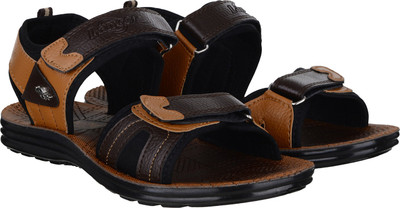 Lancer Men Brown Sports Sandals