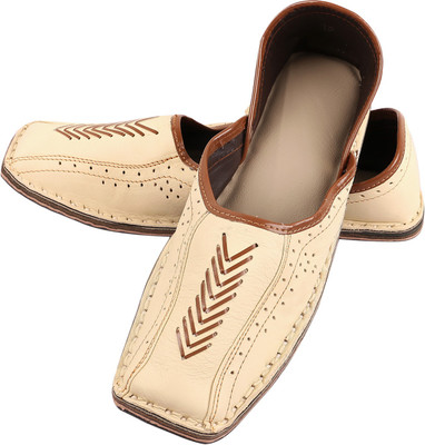 

DFR Ethnic Shoe Jutis For Men(Beige