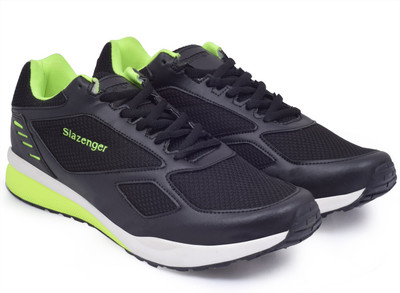 

Slazenger Plutus Running Shoes For Men(Black, Black/lime
