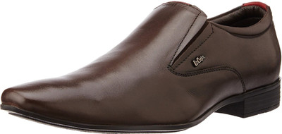 

Lee Cooper Men Genuine Leather Slip On Shoes For Men(Brown