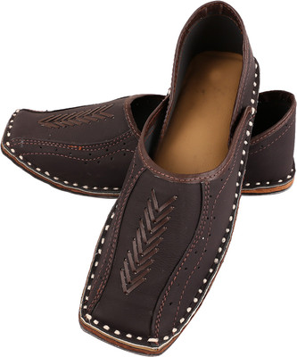 

DFR Ethnic Shoe Jutis For Men(Brown, Chocolate brown