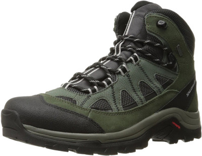 

Salomon Authentic Leather Waterproof Outdoors For Men(Black, Olive, Grey