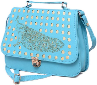

AMBAR Girls Blue PU Sling Bag