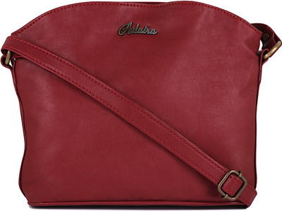 

ADAIRA Girls Maroon Leatherette Sling Bag