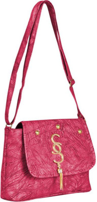 

AMBAR Girls Red PU Sling Bag