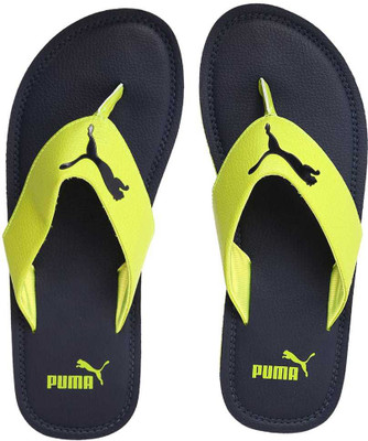 

Puma Flash Cat IDP Flip Flops, Peacoat-limepunch-black