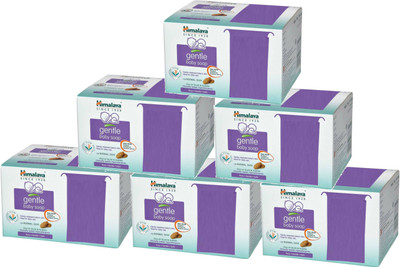 Himalaya Gentle Babay Soap Value Pack 75 Gms (Pack of 6 - 18 Soaps)(75 g, Pack of 6)