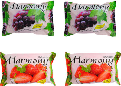 

harmony #Imported Fruity Soap Bath Bar Shower [ ](100 g, Pack of 4)