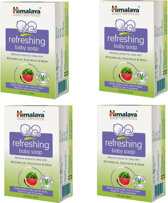 

Himalaya Refreshing Baby Soap(300, Pack of 4)