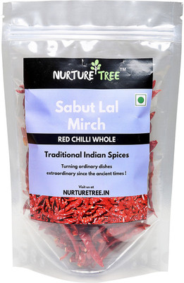 

NURTURE TREE Red Chilli Whole Sabut Lal Mirch 100 g(100 g)