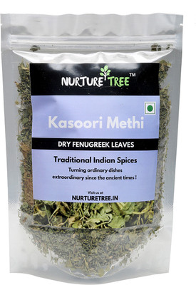 NURTURE TREE Dry Fenugreek Leaves Kasoori Methi 100 g(100 g)