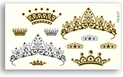 

Savii Golden And Silver Hand Wrist Heena Crown(Golden And Silver Hand Wrist Heena Crown)