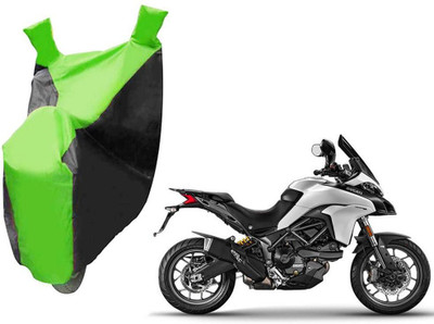 AUTO PEARL Two Wheeler Cover for Ducati(Multistrada, Green, Blue)