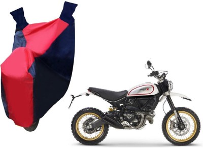 AUTO PEARL Two Wheeler Cover for Ducati(Scrambler, Red, Blue)